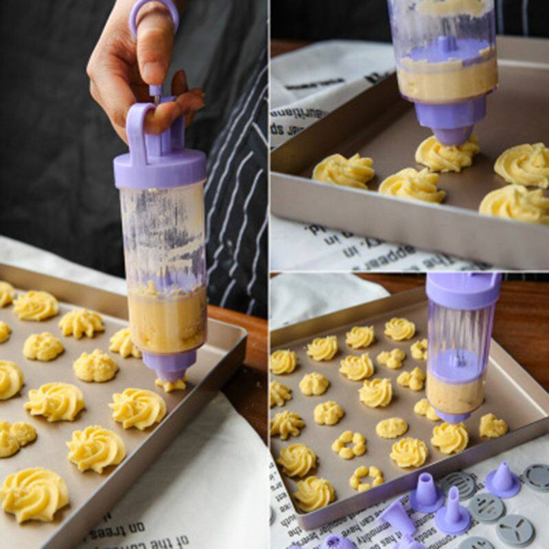 Biscuit Making Pump Cookie Maker Press Machine Cream Cake Decorating Tools Kitchen Mold