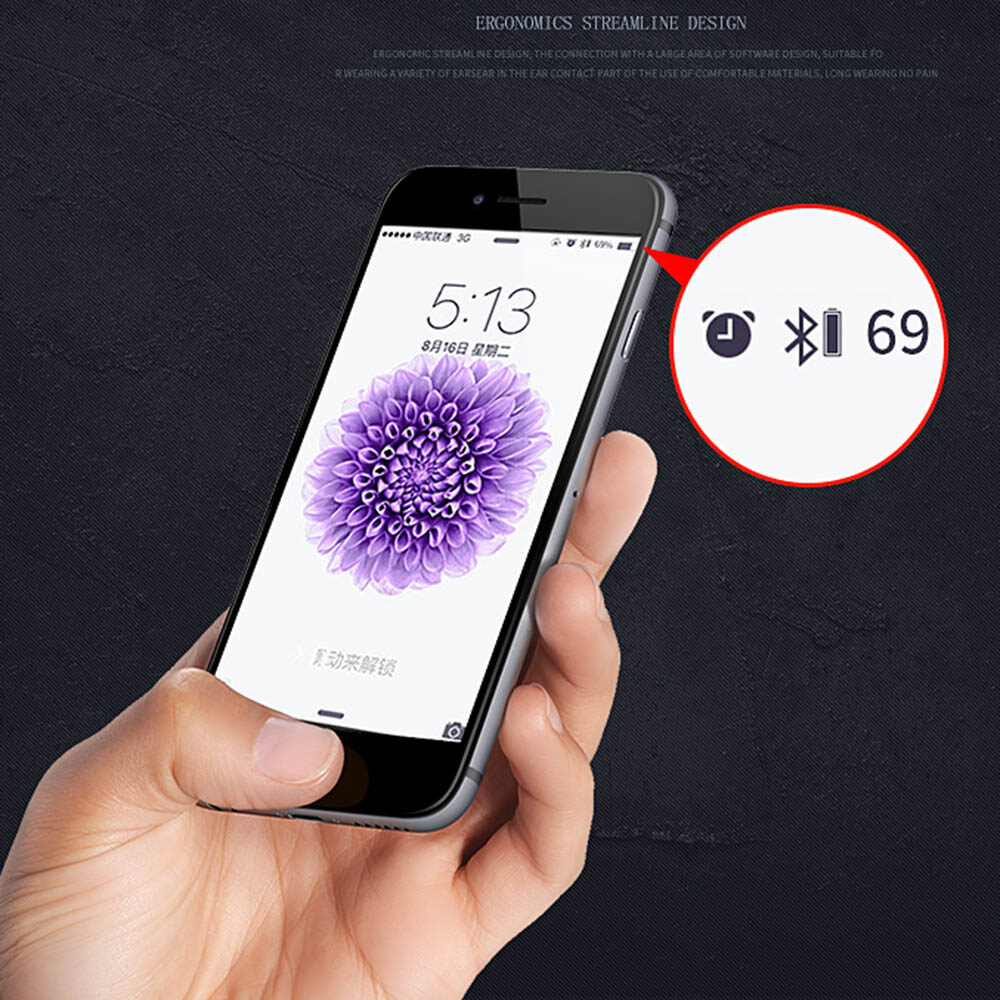 V9 Bluetooth-compatible  Earphone, Hands-free Wireless Headset, Noise Control Headphone With Microphone High Quality Stereo Audio