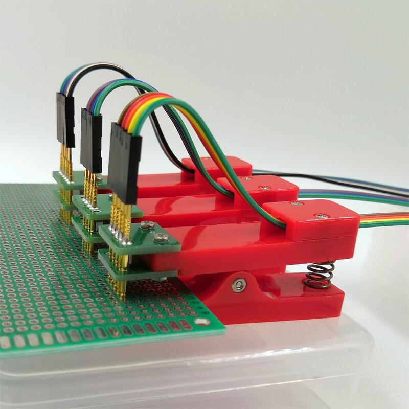 2.54 2.0 1.5 1.27 1.25 100mil 50mil 3p 4p 5p 6p 7p 8p 9p 10p pcb clip clamp fixture probe pogo pin download program burn
