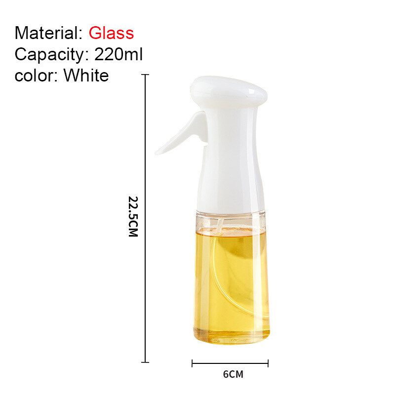 Th Olive Oil Spray Bottle, Sprayer For Cooking, 220ml Dispenser Mister