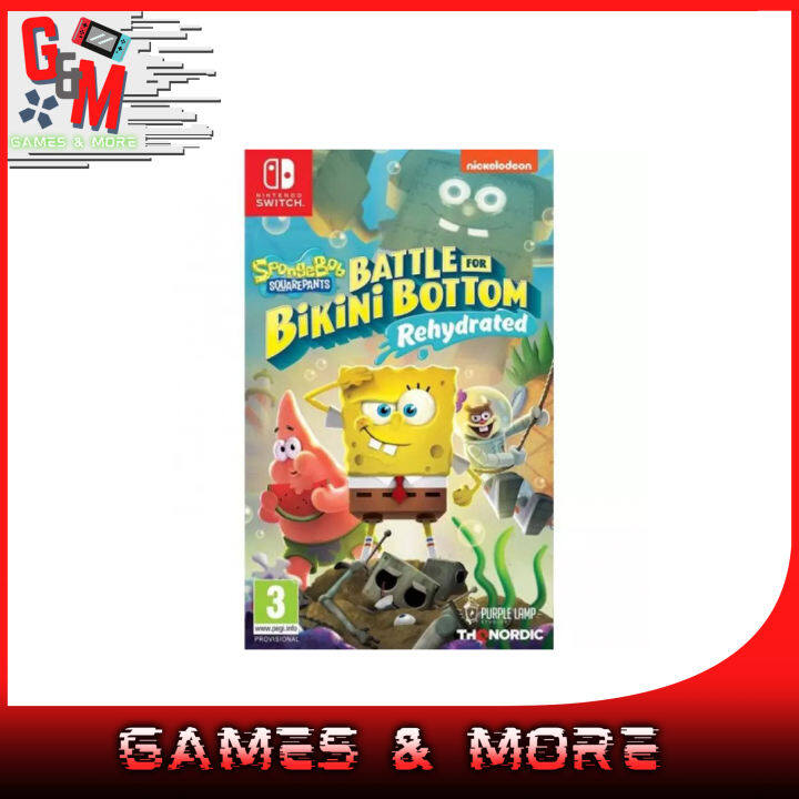 nintendo switch spongebob