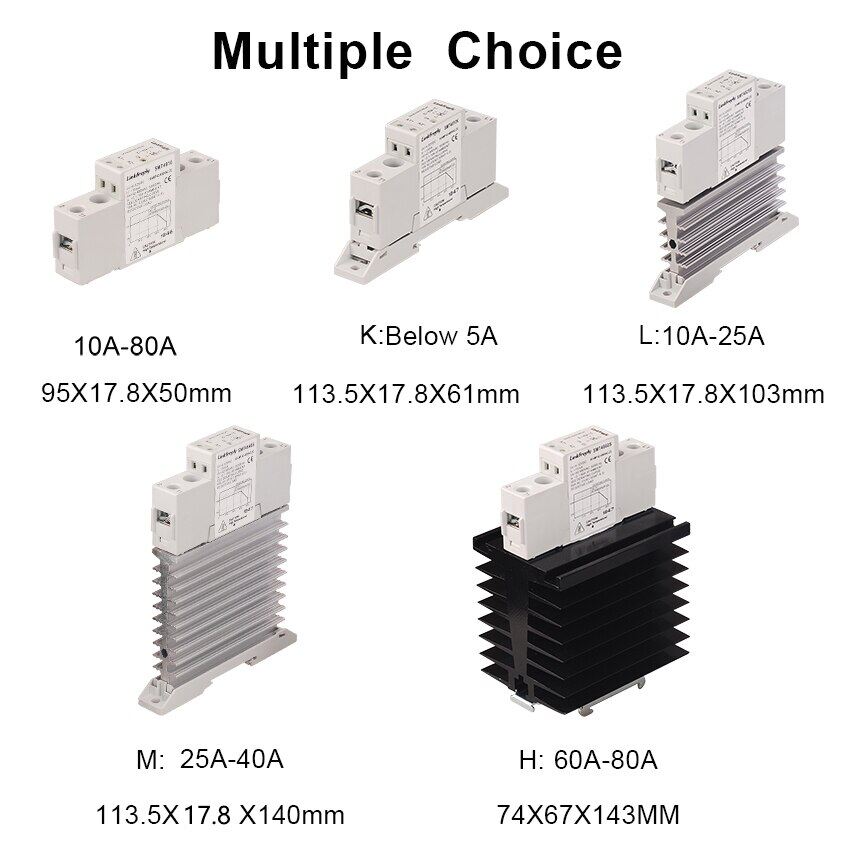 Tra23d25 25a Mini Smart Auto Solid State Relay Module Dc To Ac 3v 3.3v 5v 12v 24vdc In Out 24-280vac Voltage Ssr Relay Board