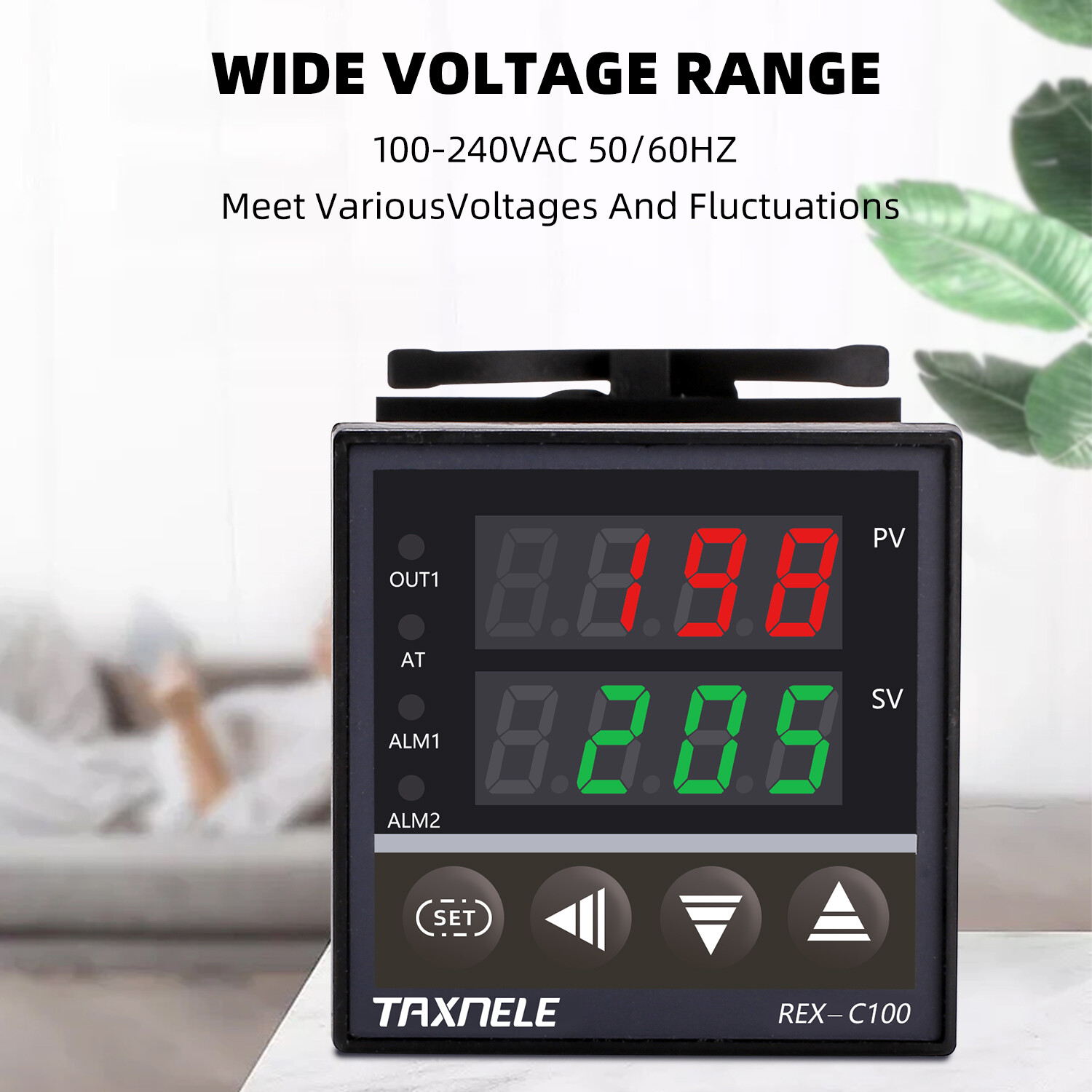 PID kỹ thuật số thông minh công nghiệp Bộ điều khiển nhiệt độ Rex-C100 C400 C700 Rex-C900 phổ đầu vào SSR đầu ra rơle nhiệt