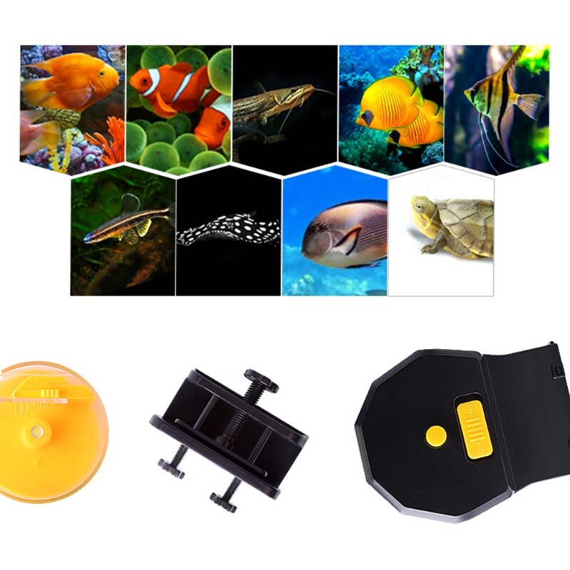 Feeder Hẹn Giờ Máy Cho Cá Ăn Thông Minh Bể Cá Tự Động, Có Thể Điều Chỉnh Kẹp Cơ Sở Máy Hẹn Giờ Thức Ăn Cho Cá, Cho Ăn Tự Động Cho Cá Nhỏ