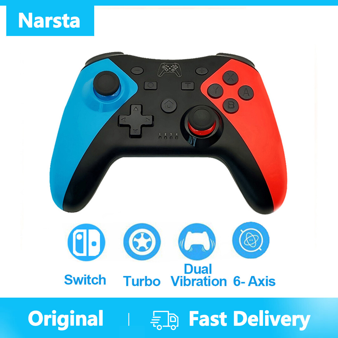 Narsta Bluetooth-compatible Turbo Gamepad for Nintendo NS-Switch NS Switch Oled Console Wireless USB Joystick Switch Pro Controller