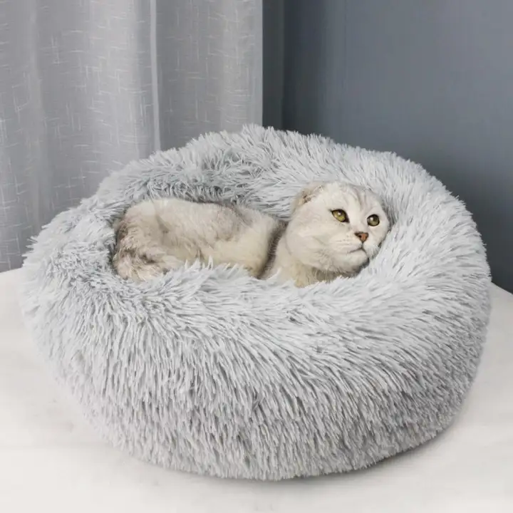 Flyupward Tempat Tidur Anjing Kucing Menebal Super Lembut Bulu