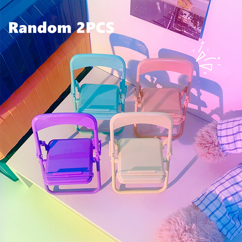 Mobile Phone Bracket Lazy Bracket Creative Ins Desktop Multi-function Wind Stool Folding Mobile Phone Bracket