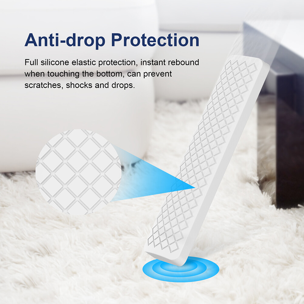 Drop-Proof Shell with Lanyard Remote Control Cover Protector Shockproof Anti-Slip Accessories for Xiaomi 4K TV MiBoX 2nd Gen