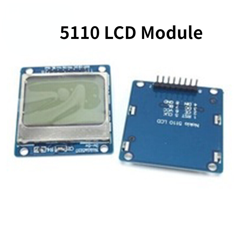 84x84 lcd5110 Nokia 5110 Screen for Arduino LCD Module Display Monitor Blue Backlight Adapter
