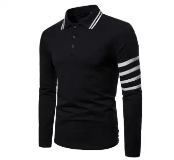 mens long sleeve golf polos