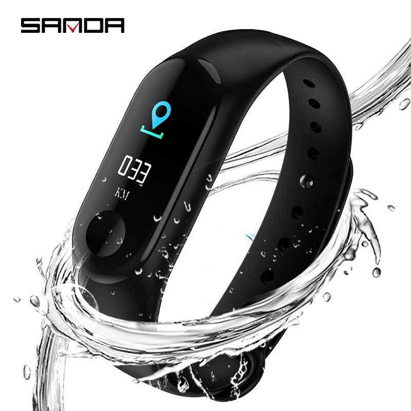 SANDA Bluetooth Cho Ios Android Kết Nối Đồng Hồ Thông Minh Màn Hình Kỹ Thuật Số Chống Nước Thể Thao Đa Năng Cho Nam Nữ Mới Đồng Hồ Thông Minh, Đồng Hồ Đếm Bước Tập Thể Dục Cho Nam