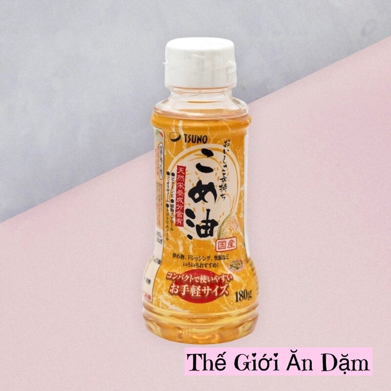 Dầu Gạo Chiên Xào Tsuno 180G