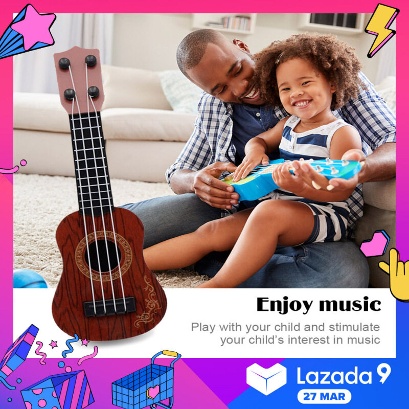 OrzBuy Kids Ukulele Guitar Toy 4 Strings Toy Guitar Ukulele for Kids Mini Guitar Children Musical Instruments for Kids Mini Classical Ukuleles for Beginners Kids Child Ukulele Guitar Acoustic Kids Toy Guitar Malaysia