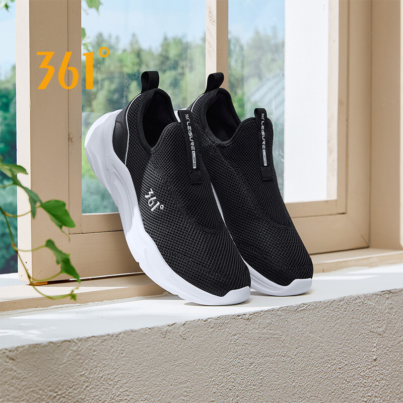 361 Degrees Men's Slip on Casual Shoes breathable Skateboard Shoes