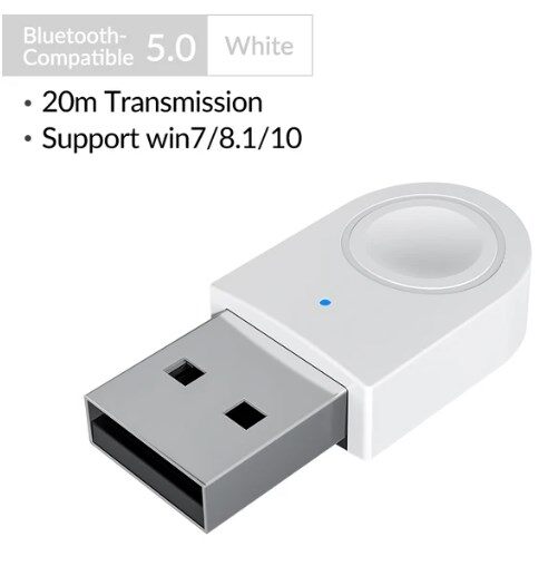 ORICO Wireless Bluetooth 5.0 Dongle Adapter Mini Music Receiver for PC Speaker Mouse Laptop