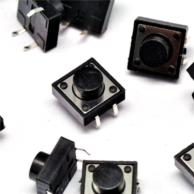 10 Cái Công Tắc Nút Bấm Xúc Giác Chiến Thuật 12*12*4.3Mm 12*12*7Mm 12*12*9Mm 4 Chân