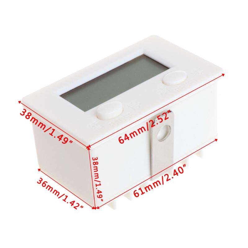 Bộ Đếm Bấm 5 Chữ Số Kỹ Thuật Số LCD Với Công Tắc & Hỗ Trợ Từ Tính Mạnh