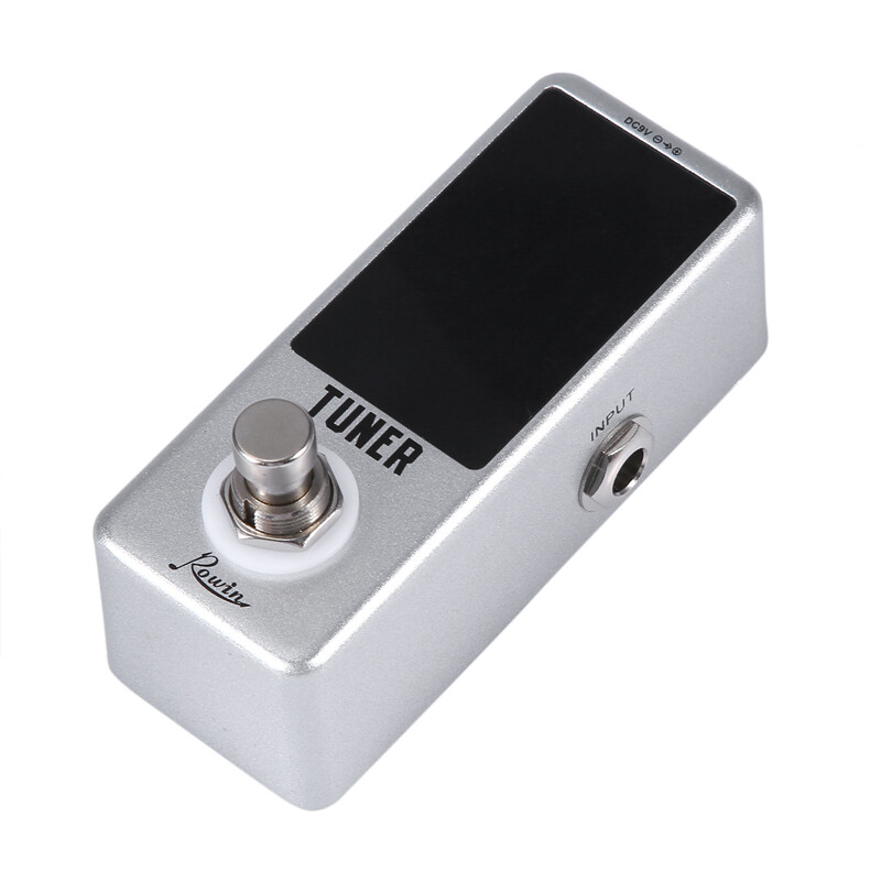 Rowin High Precision Guitar Chromatic Tuner Pedal Ture Bypass