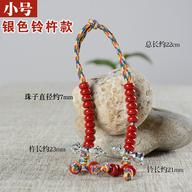 Bộ đếm hạt phật chuông và chày tây tạng kẹp hạt đồng bộ đếm phụ kiện hạt bộ đếm tụng kinh thủ công phật tây tạng nepal