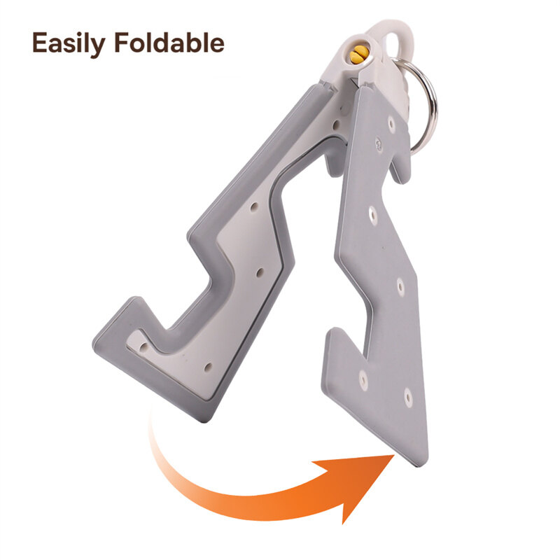 Universal Portable Foldable Desk Phone Holder Keychain Mobile Phone Stand Support Desktop Cellphone Tablet Holder Bracket