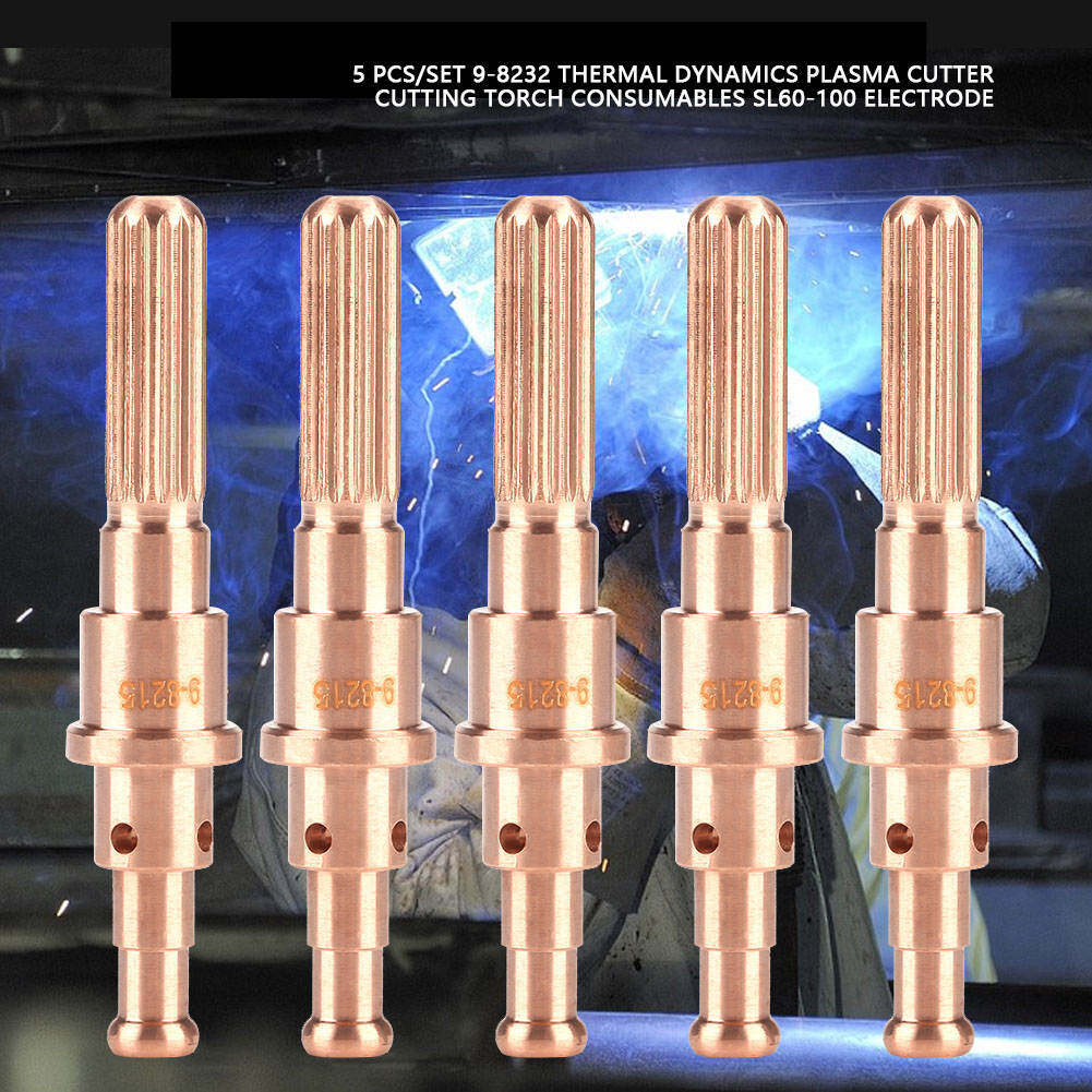 5 Electrodes pcs/set 9-8232 Thermal Dynamics Plasma Cutter Cutting Torch Consumables SL60-100 Electrode Plasma Cutter Consumables, Electrodes, Plasma