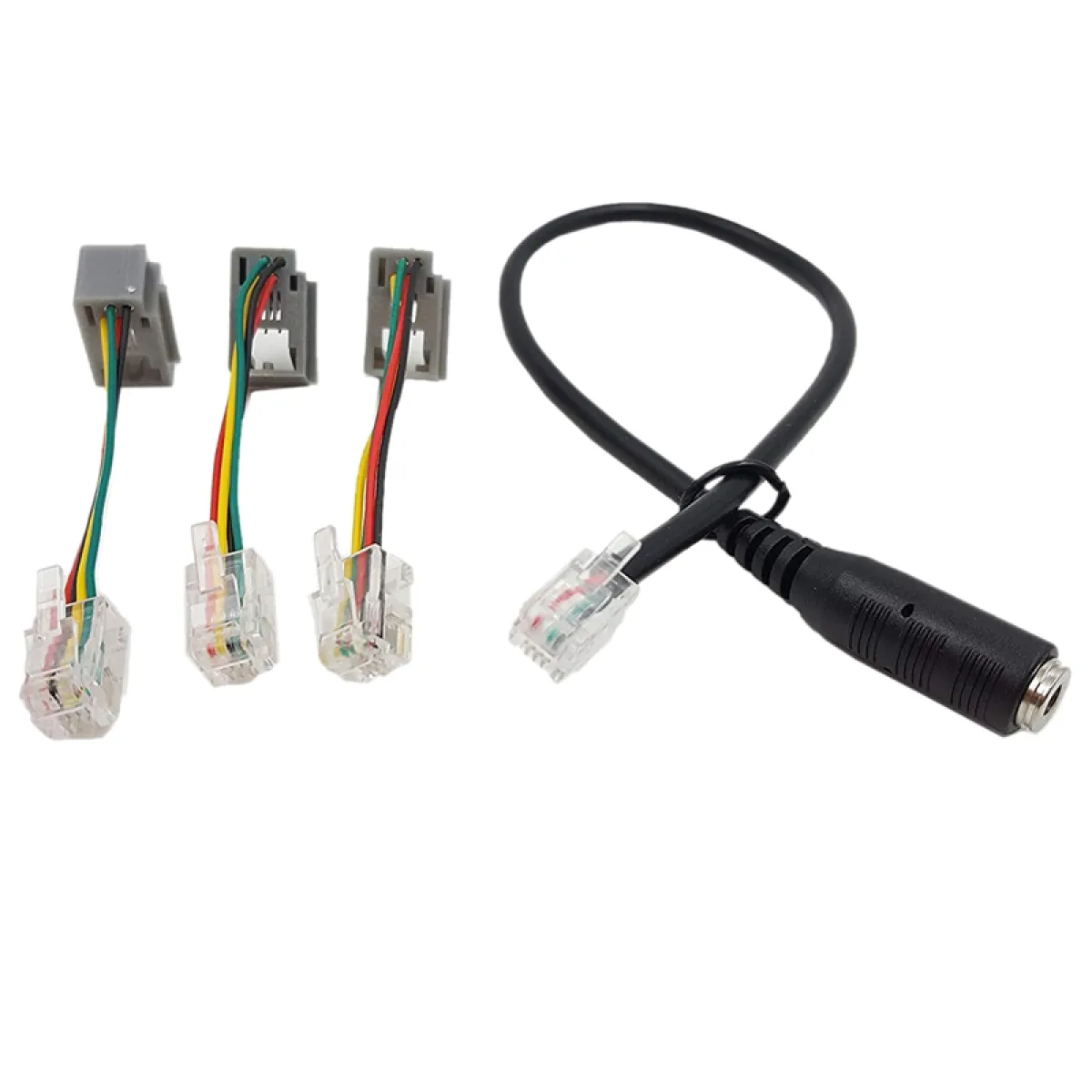 3.5 mm smartphone headset to cisco rj9 phone adapter