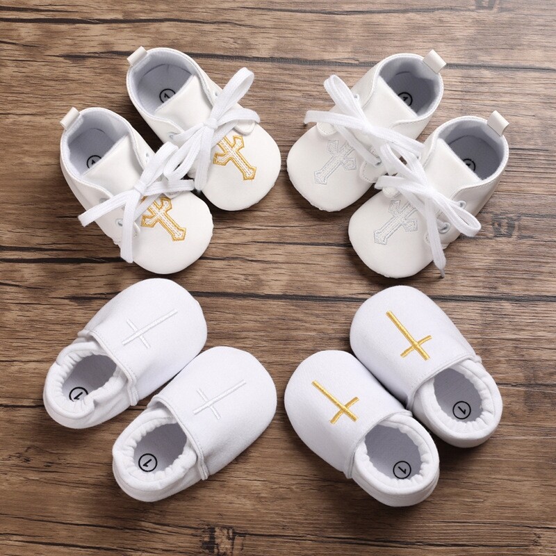 baby christening shoes