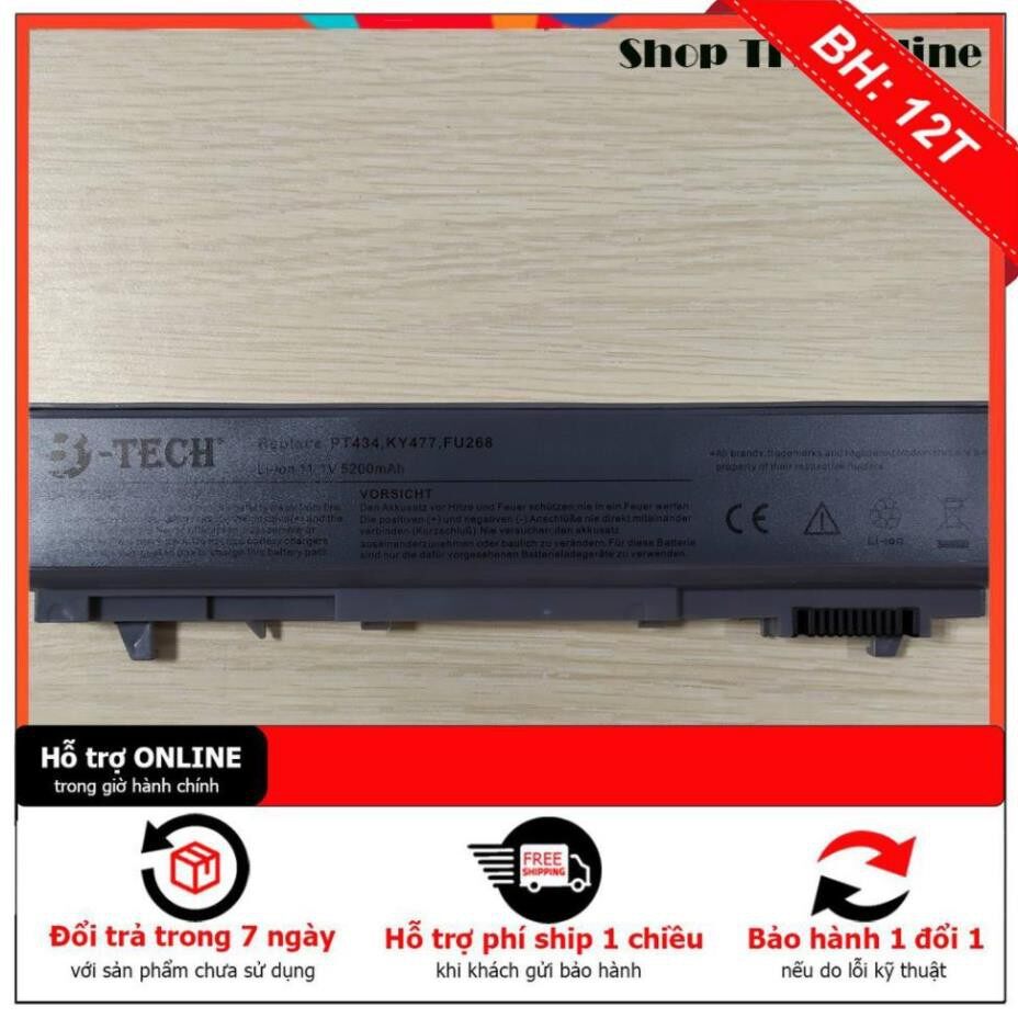 Pin laptop dell latitude e6400/e6410/e6500/e6510 - hàng nhập khẩu