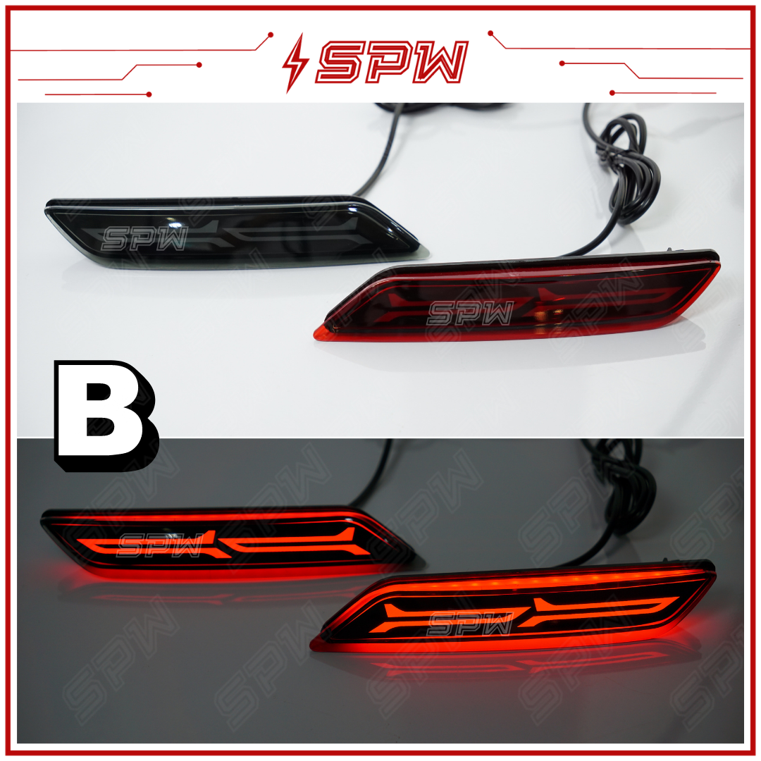 Feu Arrière LED Séquentiel Pour Honda Civic 2017-2021 - Réflecteur Avec Clignotant, Feu Stop, Antibrouillard - 2 Pièces