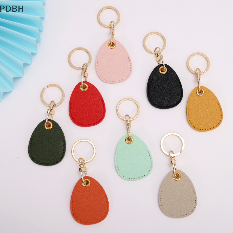 [PDBH Fashion Store] Flash Sale Leather access card holder, water drop keychain, bus card elevator induction protective cover
