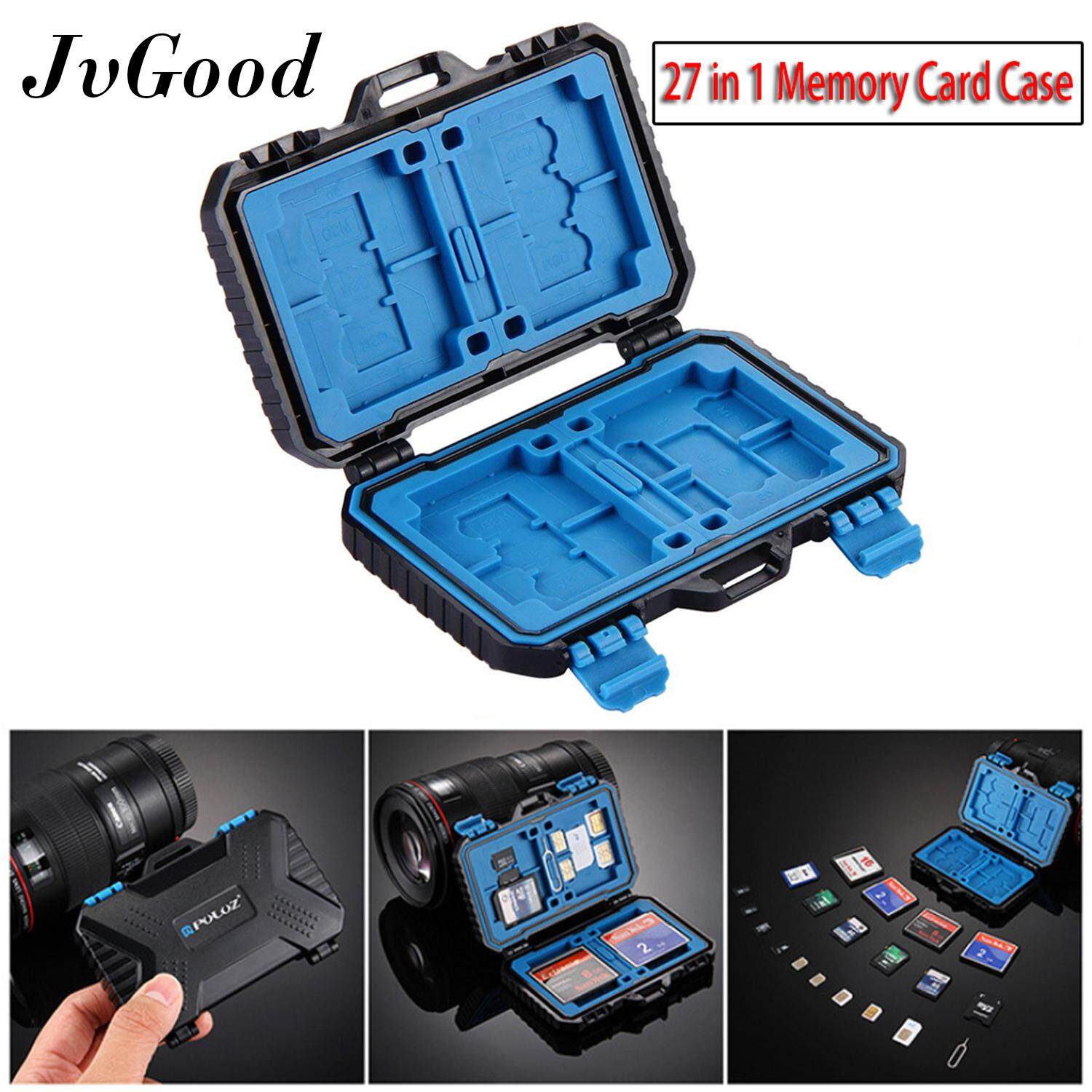 JvGood Đầu Đọc Thẻ Thẻ Nhớ Chống Thấm Nước Đựng Hộp Bảo Quản Túi 3.0