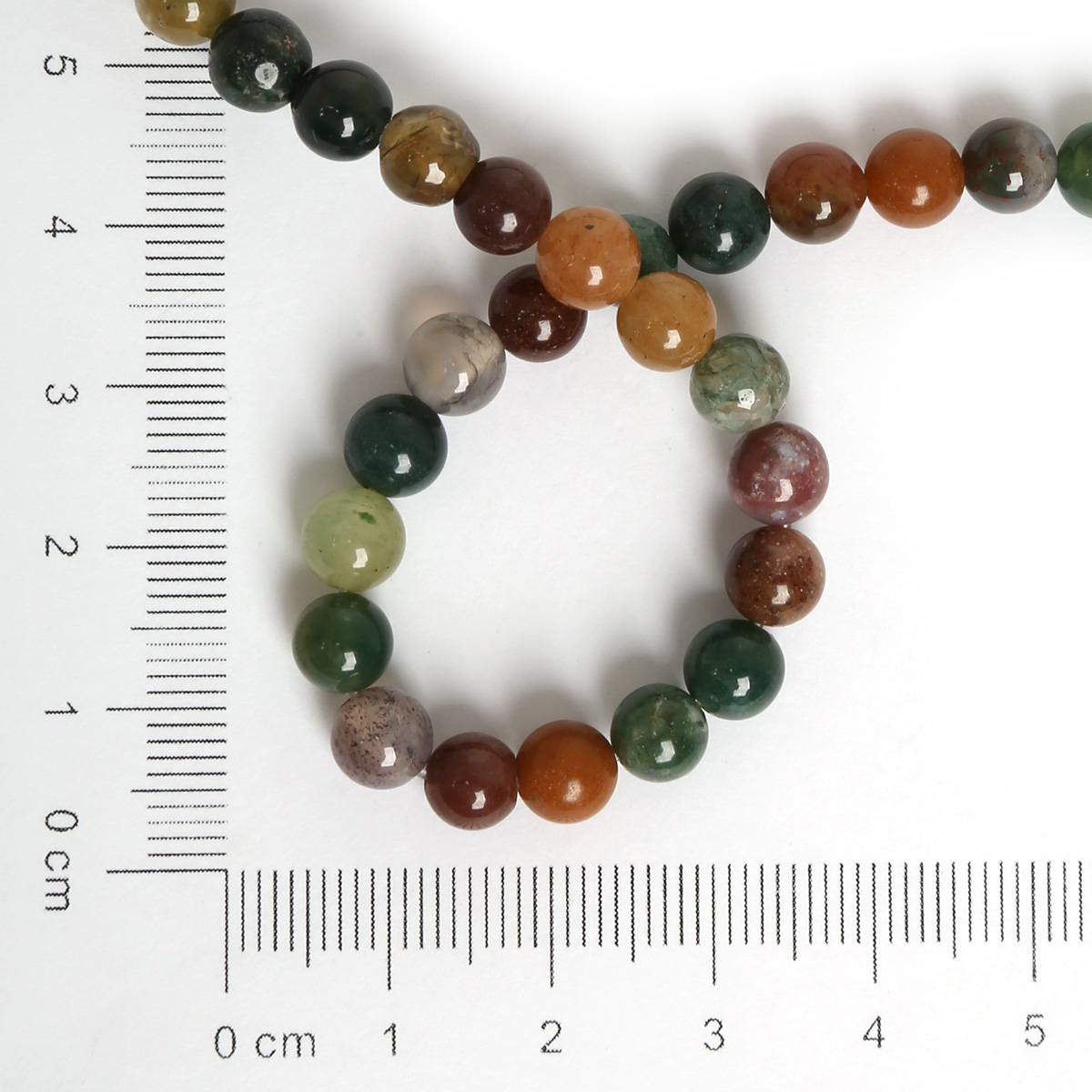 High Quality India Agate Natural Stone Beads For Jewelry Making Crystal Beads DIY Necklace Bracelet 4/6/8/10mm Round Beads