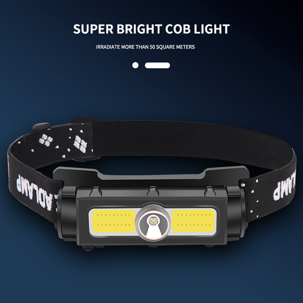 Đèn Pha LED Đèn Đội Đầu Cắm Trại Sạc USB, Đèn Pha Câu Cá Đèn Pin