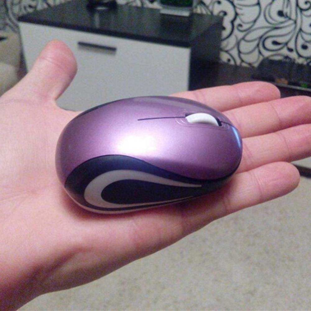 Chuột Mini Không Dây Máy Tính Chơi Game Chuột USB Quang Học Tiện Dụng Mause 1600DPI Cho Máy Tính Xách Tay Quà Tặng
