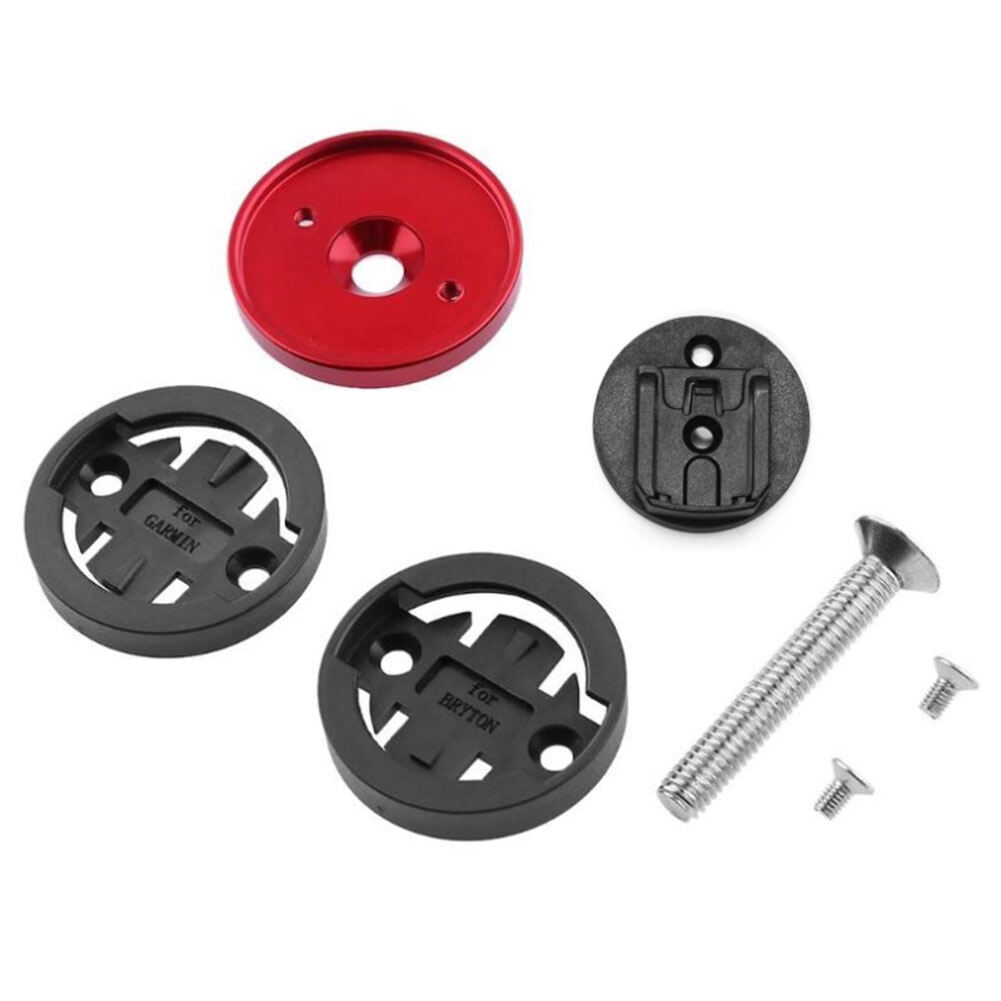 Ghxdryuru Road Bike Computer Stopwatch Holder Stem Top Cap Cycle Speedometer Mount Bracket
