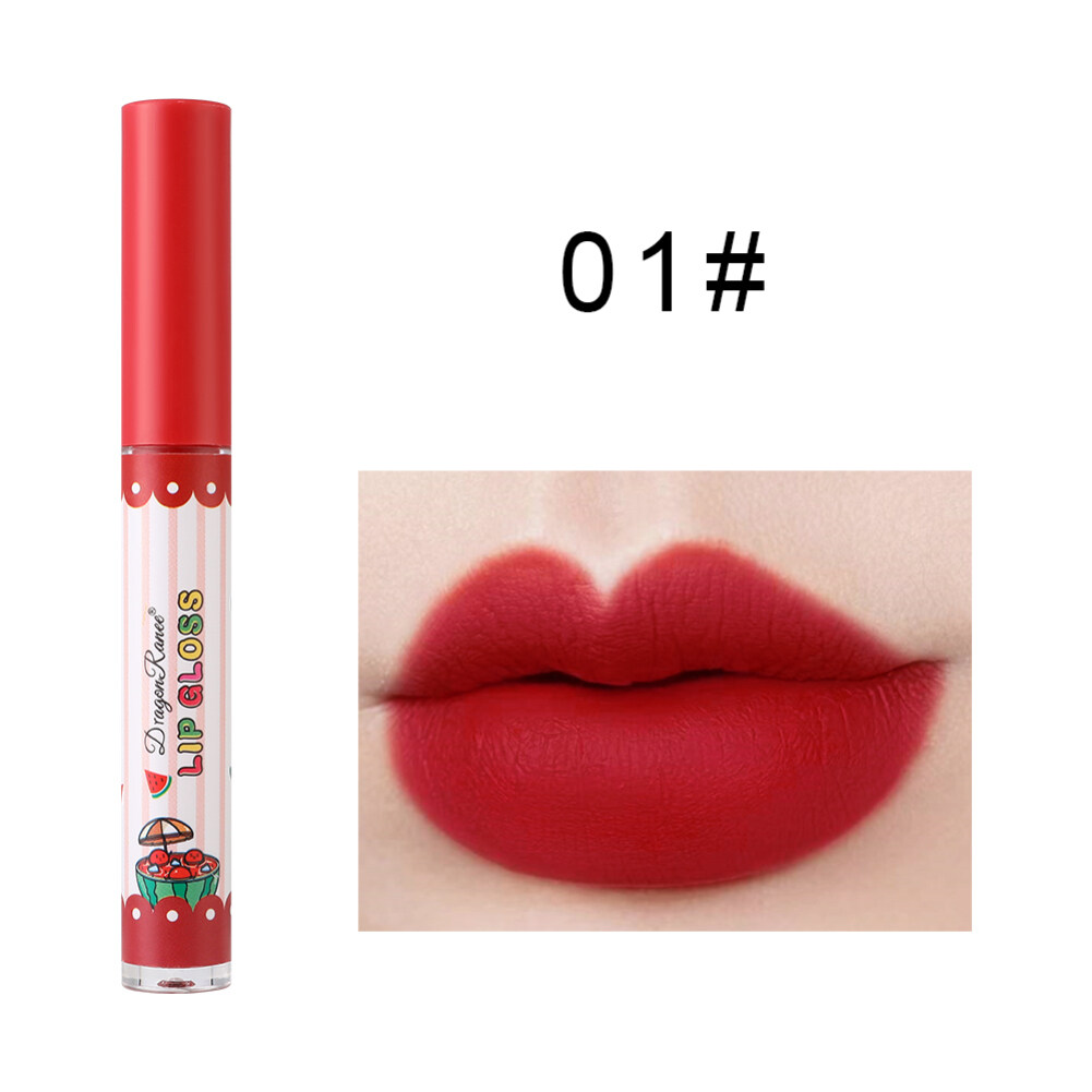 Warna Air Lip Gloss 13 Warna Tahan Air, Lip Gloss Cair Matte Tahan Lama