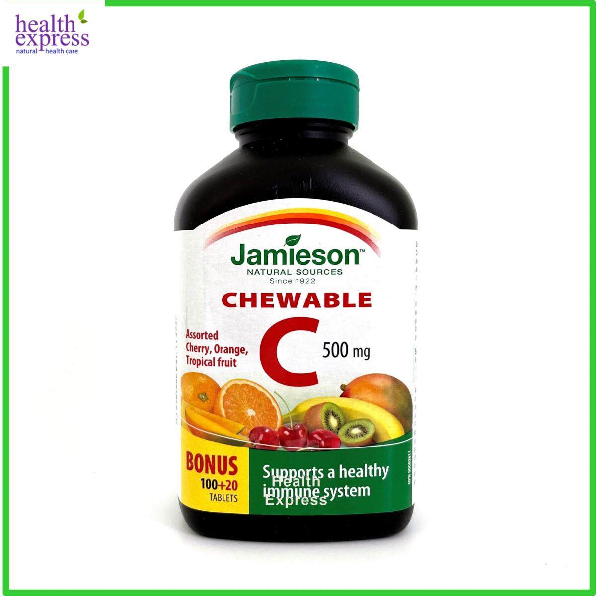 Jamieson Chewable Vitamin C Mixed (500 mg) 120 tablets Lazada PH