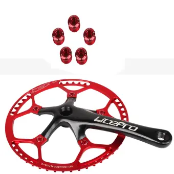 5x Mountain Bicycle Chainring Bolts Single Speed Bike Chainwheel Crankset Screws