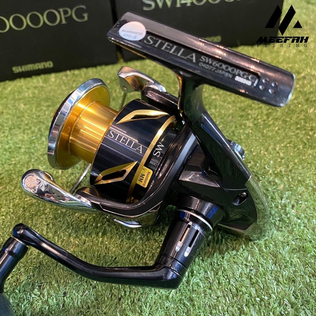 mesin pancing shimano stella SHIMANO 2020 Stella SW 🔥 1 YEAR WARRANTY + FREE GIFT 🔥 Spinning Fishing Reel  Mesin Pancing