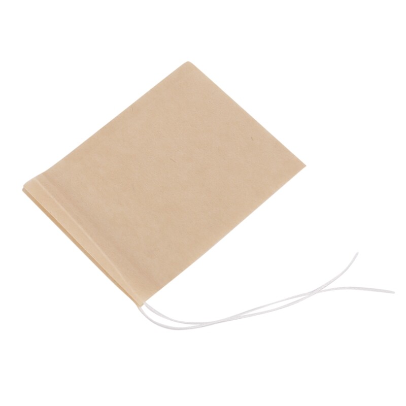 500 Pack Tea Filter Bags,Disposable Paper Tea Bag with Drawstring for Loose Leaf Tea,Coffee(Natural Color)