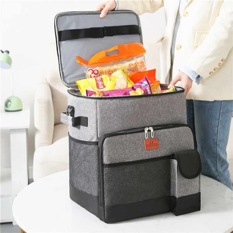 New pull rod insulation package waterproof outdoor picnic package large capacity tugboat ice pack refrigerator thickened