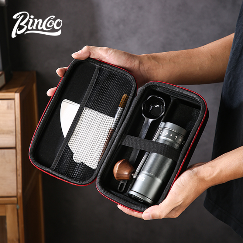 Bincoo Máy xay cà phê xách tay Túi lưu trữ bảo vệ trường hợp phổ tay xách tay Takeaway túi trường hợp thực hiện