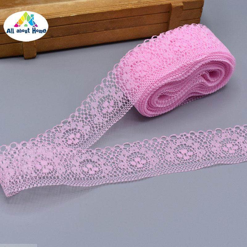 Mua Ruy Băng Ren ABH Polyester 10 Yard Hình Bán Nguyệt Không Co Giãn Trang Trí Họa Tiết Hoa Ruy Băng Ren