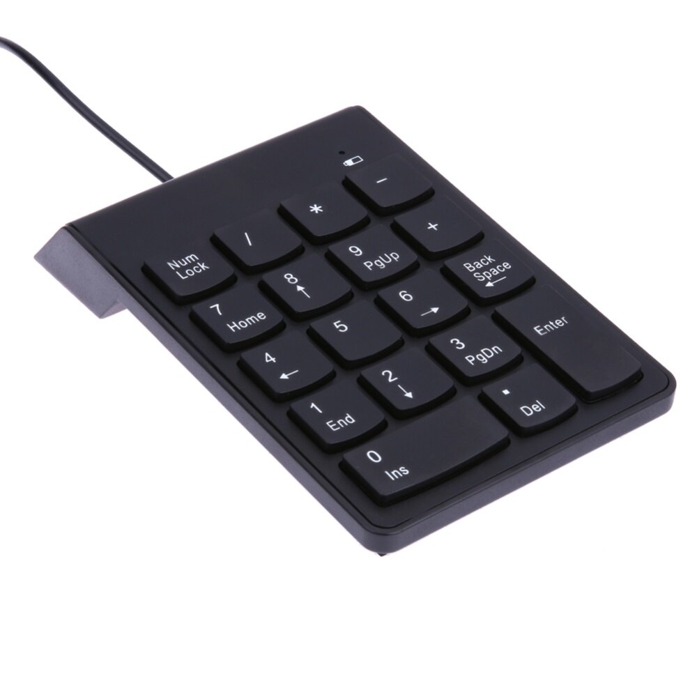Bàn Phím Num USB Mini 18 Phím Mới Bàn Phím Số Bàn Phím Cho Máy Tính Xách Tay Lưu Ý