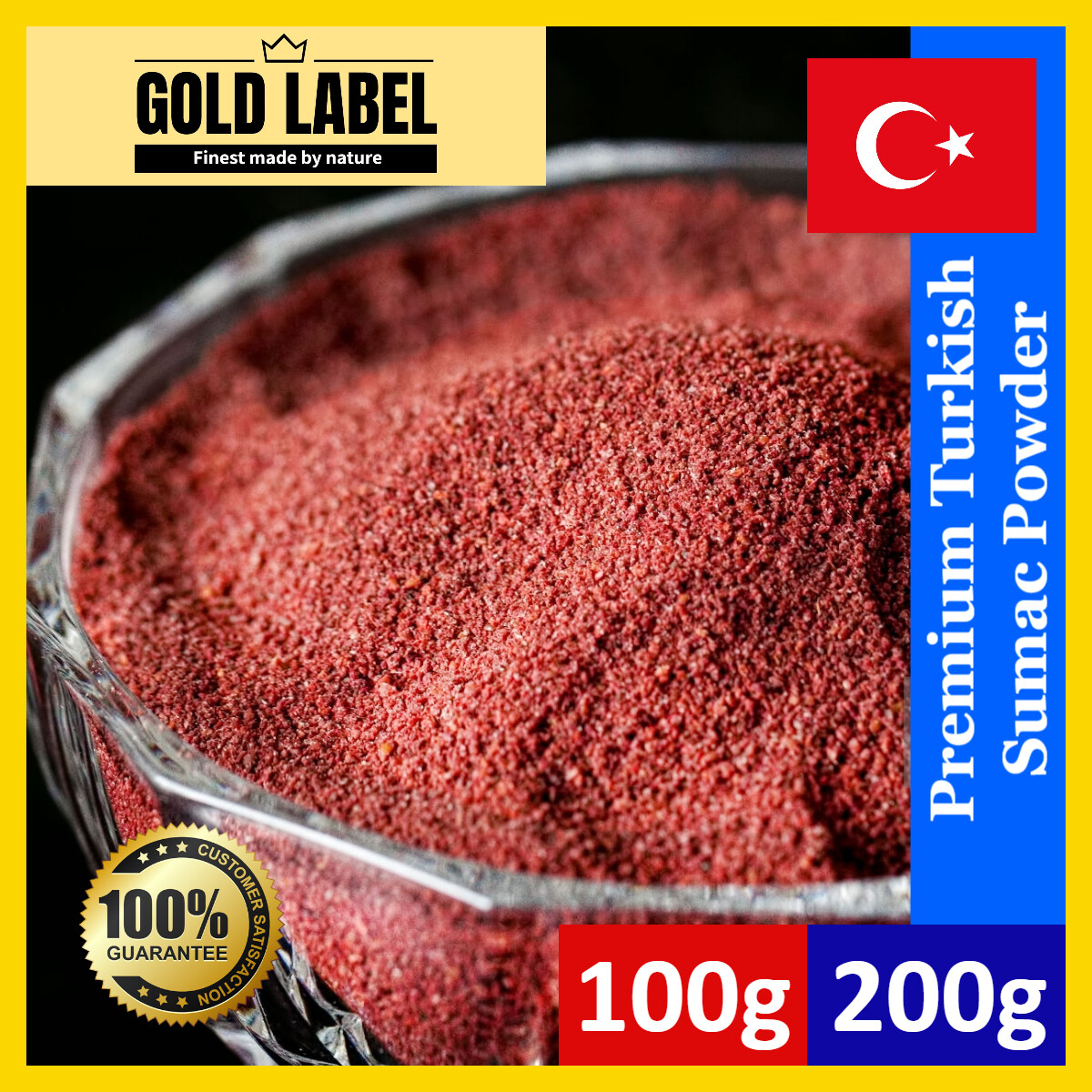 GoldLabel Premium Sumac Powder / Rempah Sumac 100g/200g | Lazada