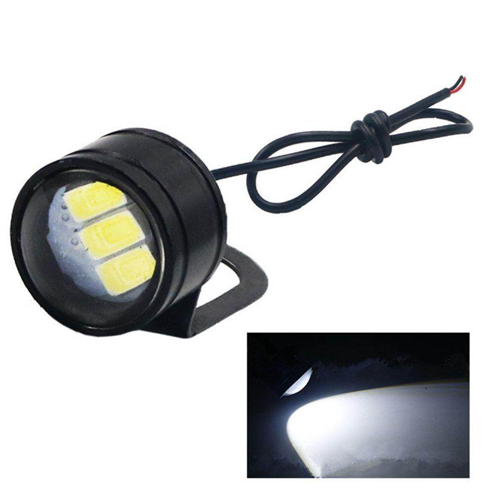 2 chiếc đèn LED mắt chim ưng công suất 12V 5WW dùng làm đèn tín hiệu chạy ban ngày hoặc trong sương mù dành cho xe máy đèn dự phòng đảo ngược DRL - INTL