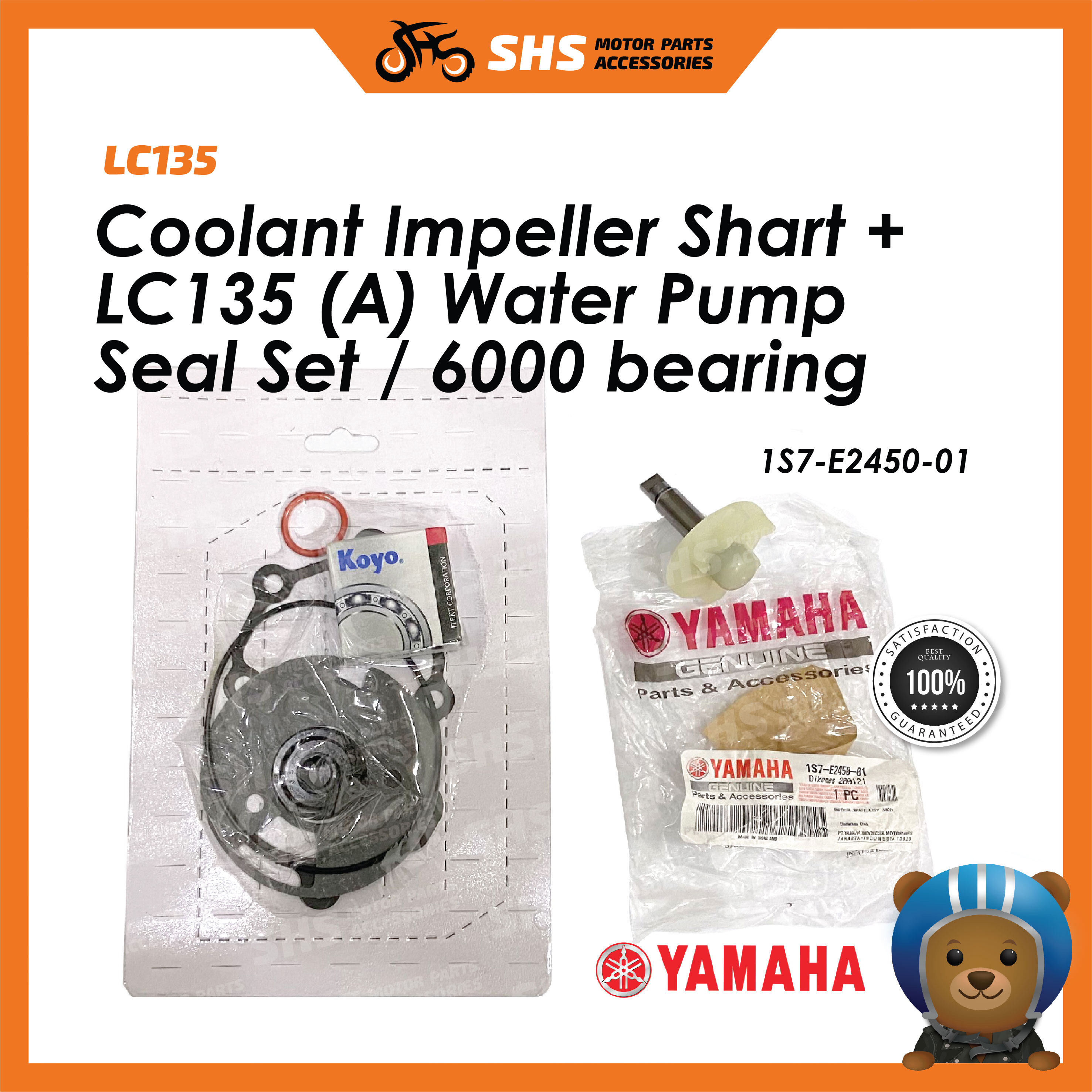 LC135 (A) Water Pump Seal Set / 6000 bearing + 100 ORIGINAL💯LC135