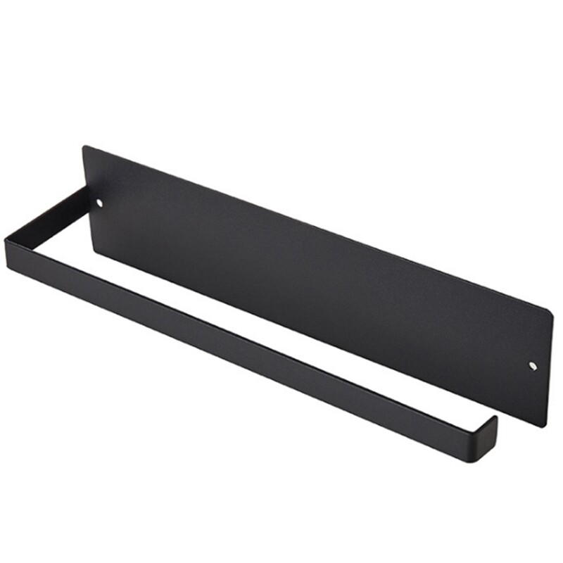 Magnetic Wall-Mounted Towel Rack Bathroom Towel Storage Shelf Organizer Wall Mount Towel Holder Floating Wall Shelf