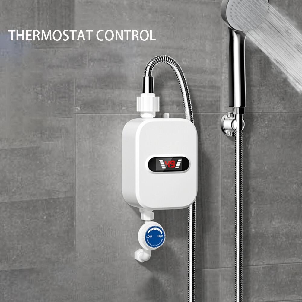 Mini instant water heater, automatic power outage for shower, 304 stainless  steel electric water heater, quick heating for bathroom | Lazada