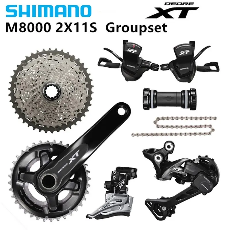 shimano xt m8000 2x11 drivetrain groupset